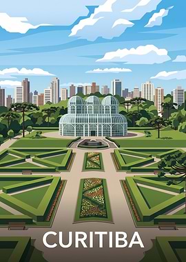 Botanical Garden of Curitiba Poster