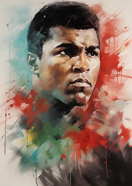 Muhammad Ali Artistic Portrait