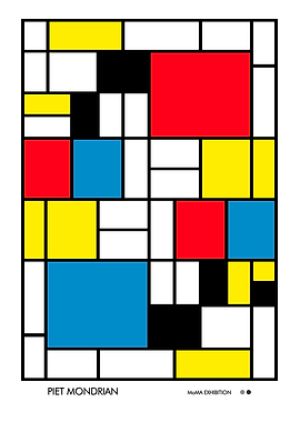 Piet Mondrian | MoMA Exhibition Poster