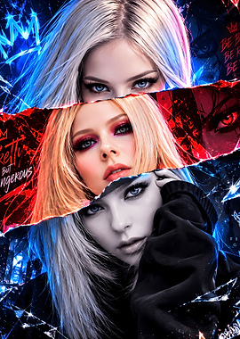 Avril Lavigne Pop Punk Collage