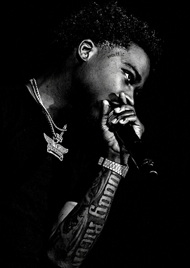 Roddy Ricch Black and White