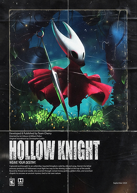 Hollow Knight Silksong Fan Poster