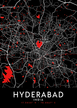 Hyderabad Dark Map