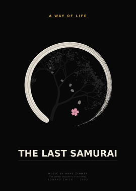 The Last Samurai Minimalist Poster