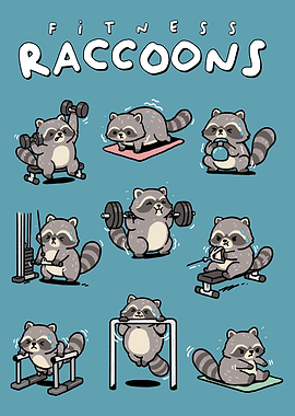 Fitness Raccoons