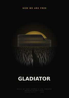 Gladiator Minimalist Movie Poster