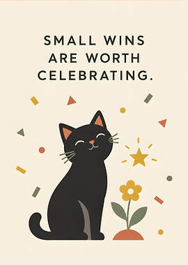 Small Wins Are Worth Celebrating Poster