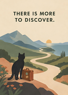 Cat Traveler Inspirational Poster