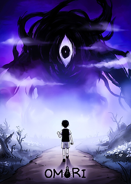 Omori Facing the Shadow Monster