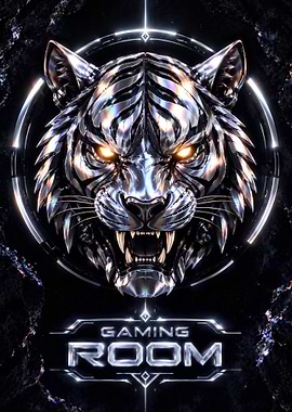 Chrome Tiger Gaming Room
