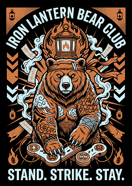 Iron Lantern Bear Club Gaming Art