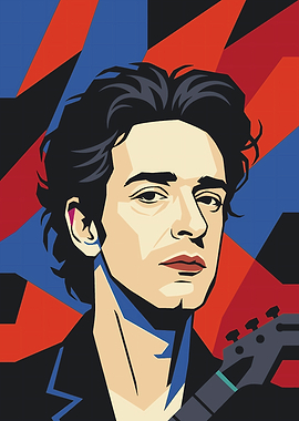 Pop Art Portrait of Gustavo Cerati