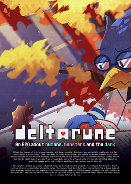 Deltarune Video Game Poster