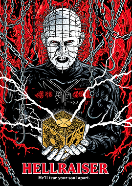 Hellraiser Pinhead Movie Poster