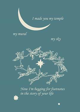 Fairy Ring Celestial Quote Poster