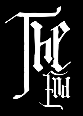 The End Gothic Typography