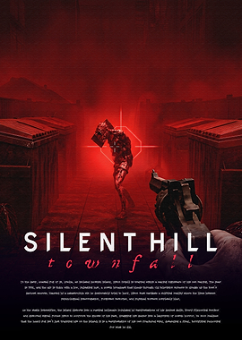 Silent Hill Townfall Horror Poster