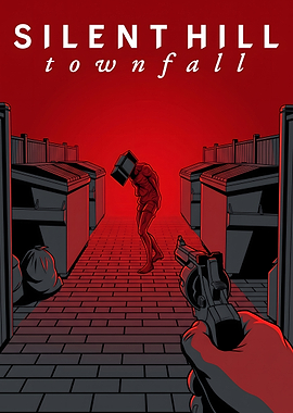 Silent Hill Townfall Horror Poster