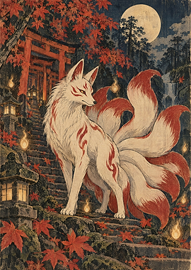 Kitsune Spirit of the Sacred Shrine