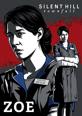 Silent Hill Townfall Zoe Ellis Poster