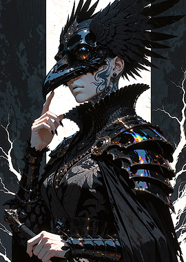 Dark Raven Masked Warrior