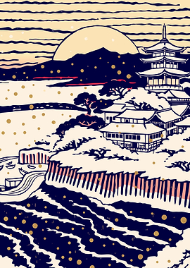 Traditional Japanese Estate by the Sea