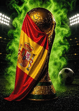 Spain World Cup Trophy Celebration