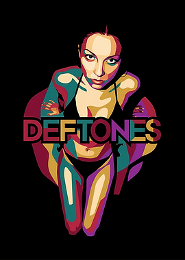 Deftones Pop Art Style Poster