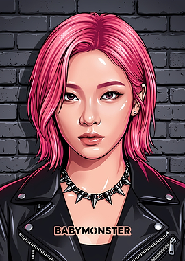 BABYMONSTER Member Digital Portrait
