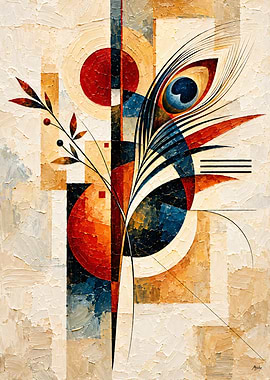 The Garden Finds Its Rhythm | Geometric Botanical Art