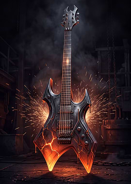 Molten Metal Electric Guitar