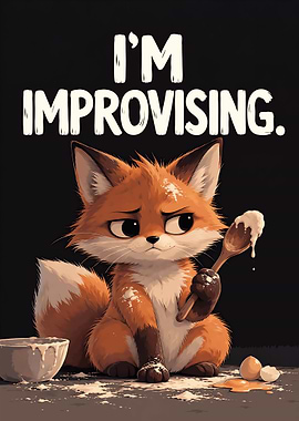 Cute Fox Baking Improvisation