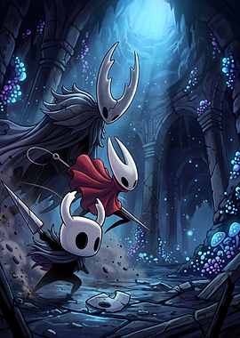Hollow Knight Game Characters in Deepnest