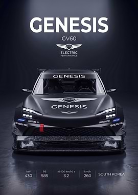 Genesis GV60 Electric Performance Race Car