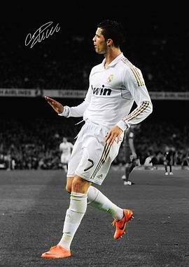 Cristiano Ronaldo Action Shot
