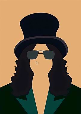 Minimalist Portrait of Slash
