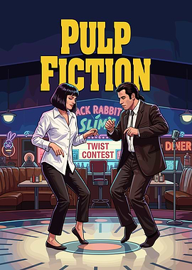 Pulp Fiction Twist Contest Poster