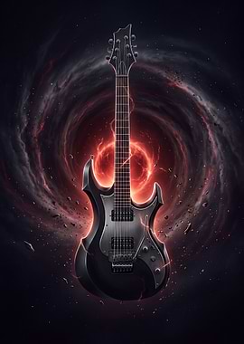 Electric Guitar in Cosmic Vortex