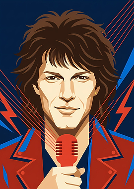 Jon Bon Jovi Pop Art Portrait
