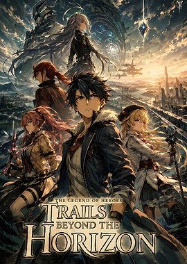 The Legend of Heroes Fantasy Poster
