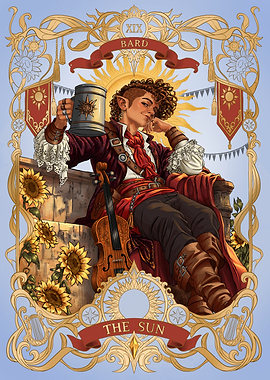 Bard The Sun Card