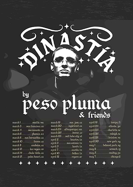 Peso Pluma Dinastia Tour Poster