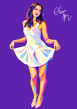 Olivia Rodrigo Pop Art Portrait