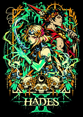 Hades II Melinoe and Zagreus Illustration