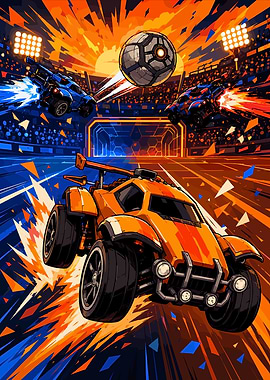 Rocket League Action Arena Match