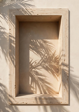 Balearic Travertine Stone Niche