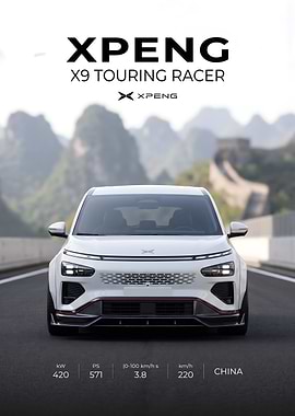 XPENG X9 Touring Racer Advertisement