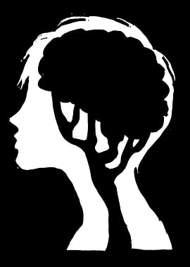 Tree of Thought Silhouette