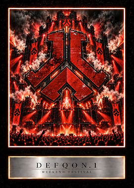 Defqon.1 Weekend Festival Stage Poster