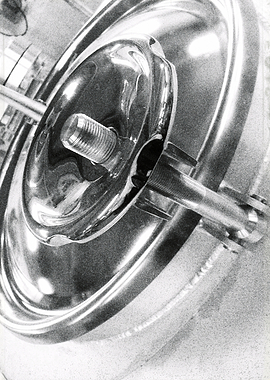 Close-up of Industrial Metal Component